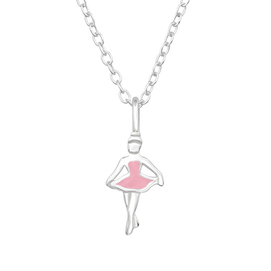 Ballerina Children's Sterling Silver Necklace