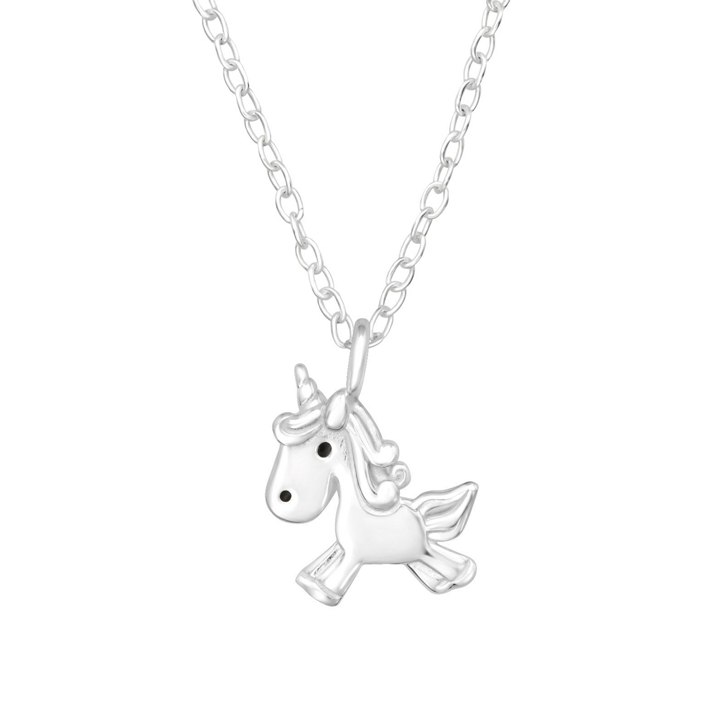 Children's Silver Unicorn Necklace